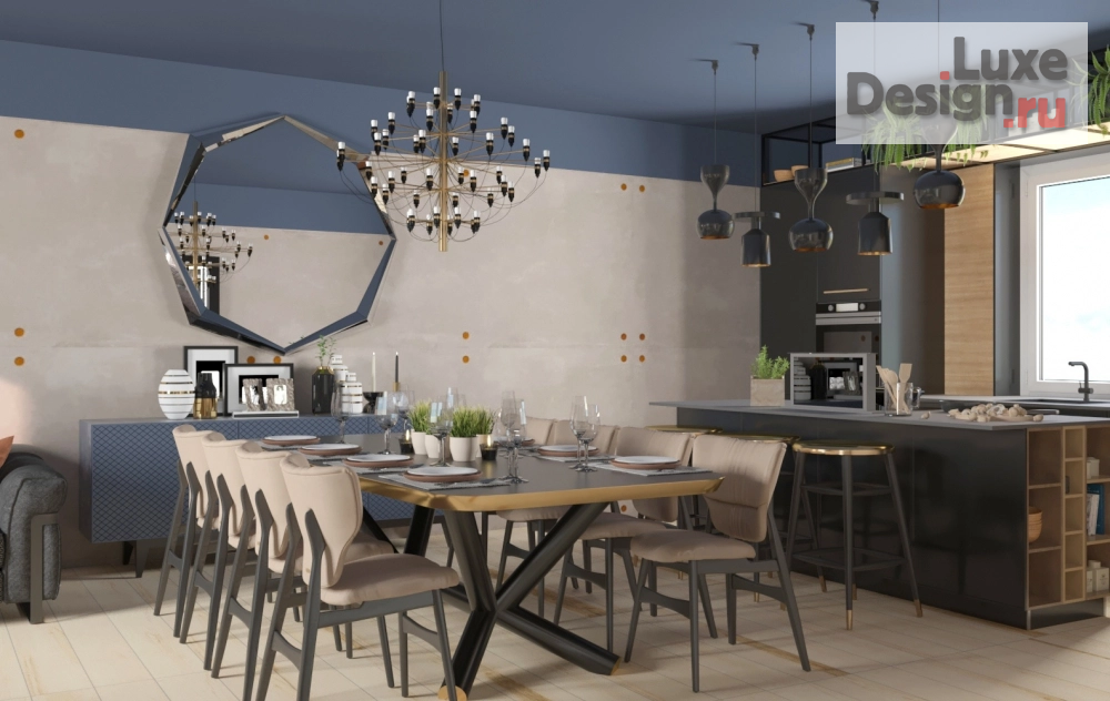 Дизайн интерьера загородного дома "Дизайн загородного дома" (фото 1)