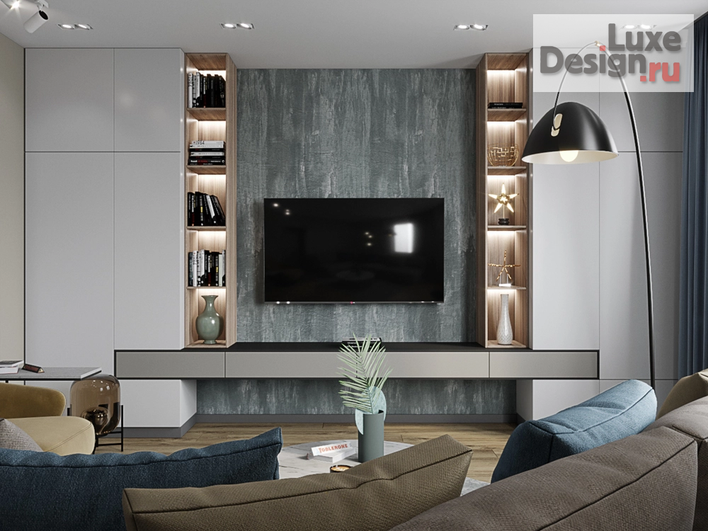 Дизайн интерьера однокомнатной квартиры "Легкий бриз" (фото 4)