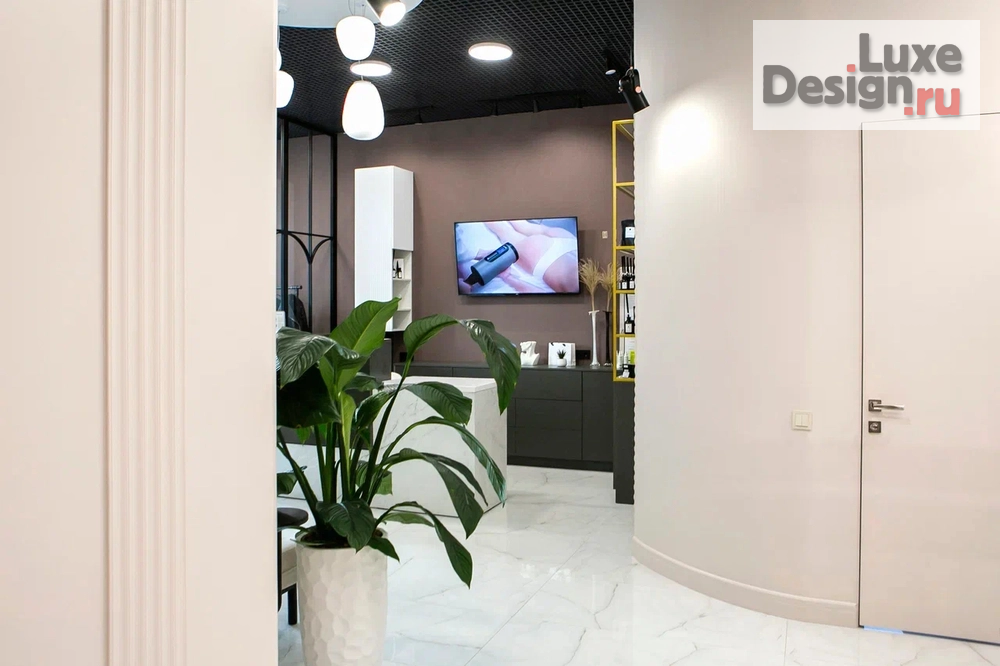 Дизайн интерьера салона красоты "Центр косметологии Квартал Красоты" (фото 4)