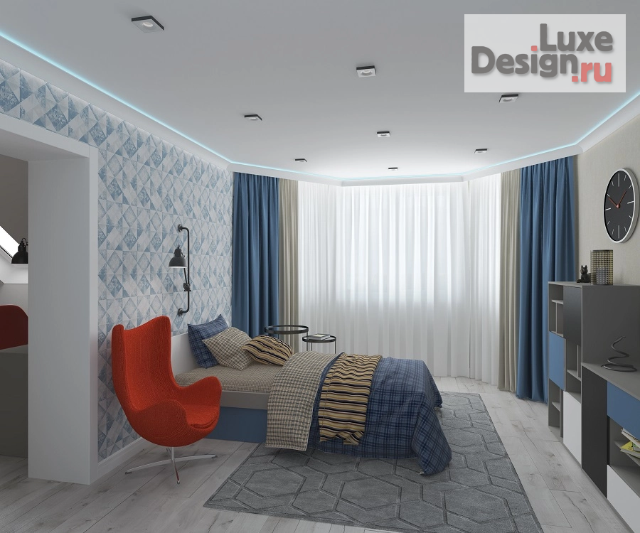 Дизайн интерьера коттеджа "Дом для молодой семьи." (фото 11)