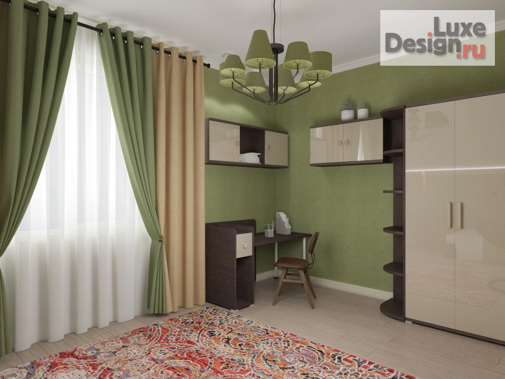 Дизайн интерьера детской "Комната подростка." (фото 3)