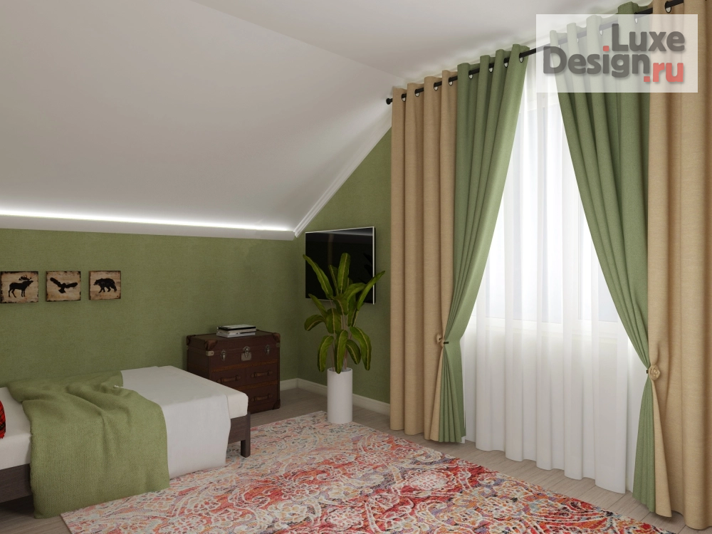 Дизайн интерьера детской "Комната подростка." (фото 2)