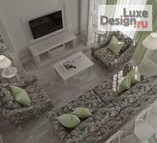 Дизайн интерьера загородного дома "Дом в стиле "Прованс"." (фото 1)