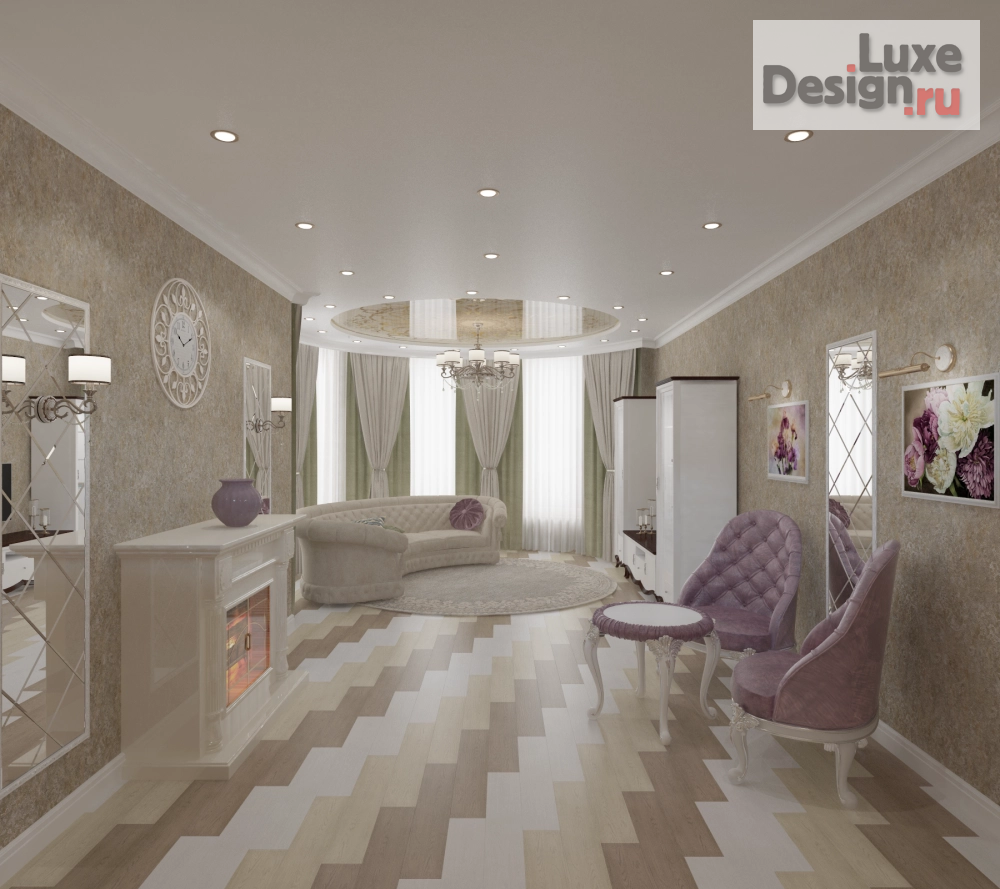 Дизайн интерьера коттеджа "Каприз." (фото 4)