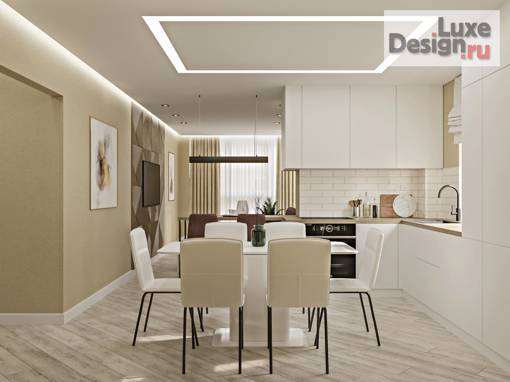 Дизайн интерьера трехкомнатной квартиры "Квартира для аренды." (фото 3)