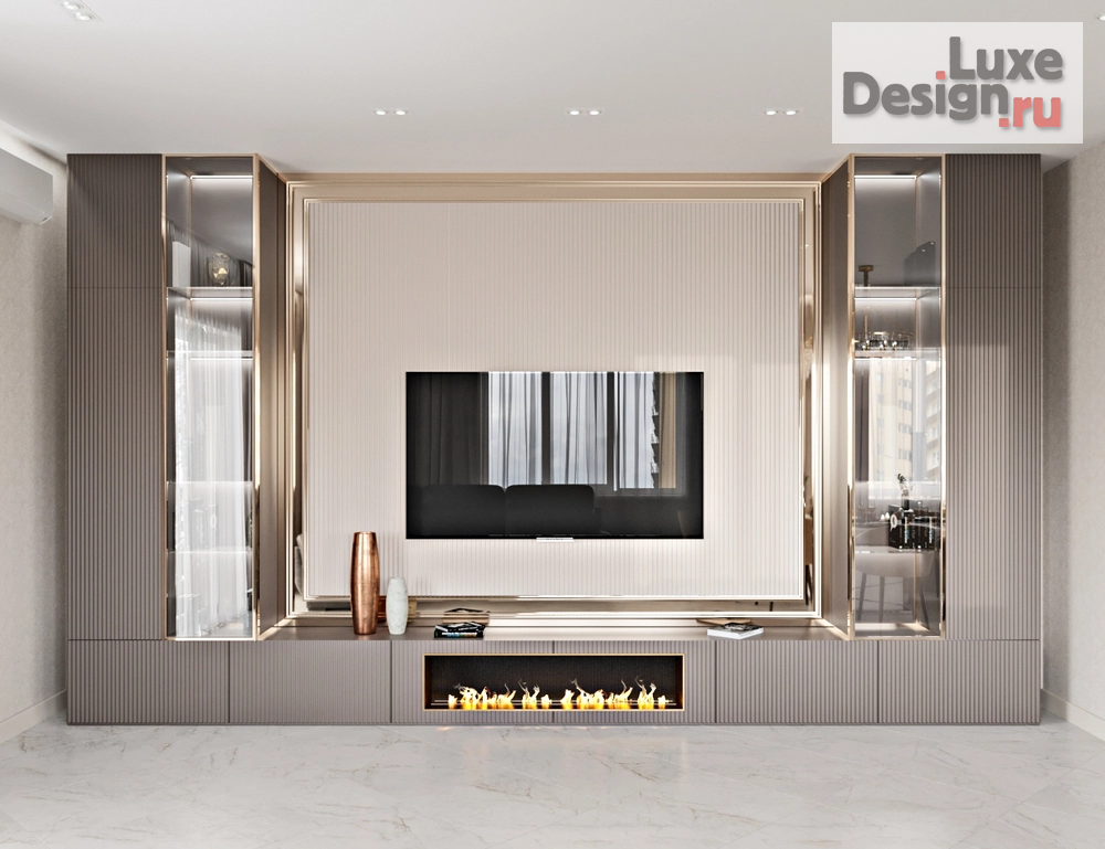 Дизайн интерьера коттеджа "Кухня-гостиная в коттедже." (фото 5)