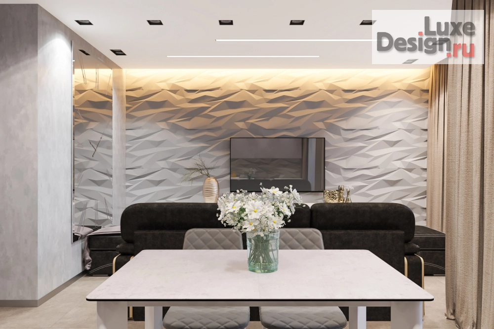 Дизайн интерьера трехкомнатной квартиры "Квартира." (фото 5)