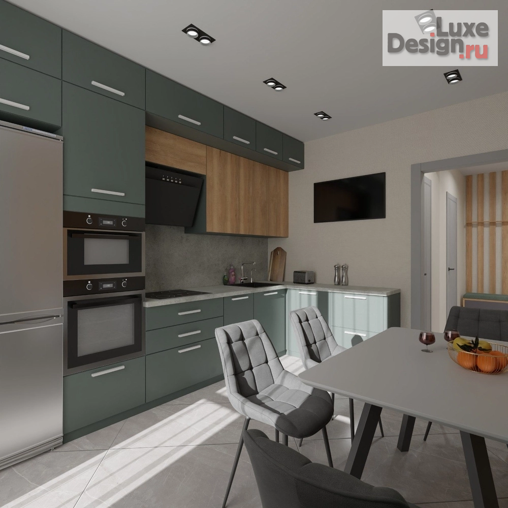 Дизайн интерьера однокомнатной квартиры "Квартира холостяка." (фото 5)