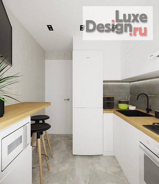 Дизайн интерьера квартиры "Маленькая квартира для молодой пары." (фото 6)