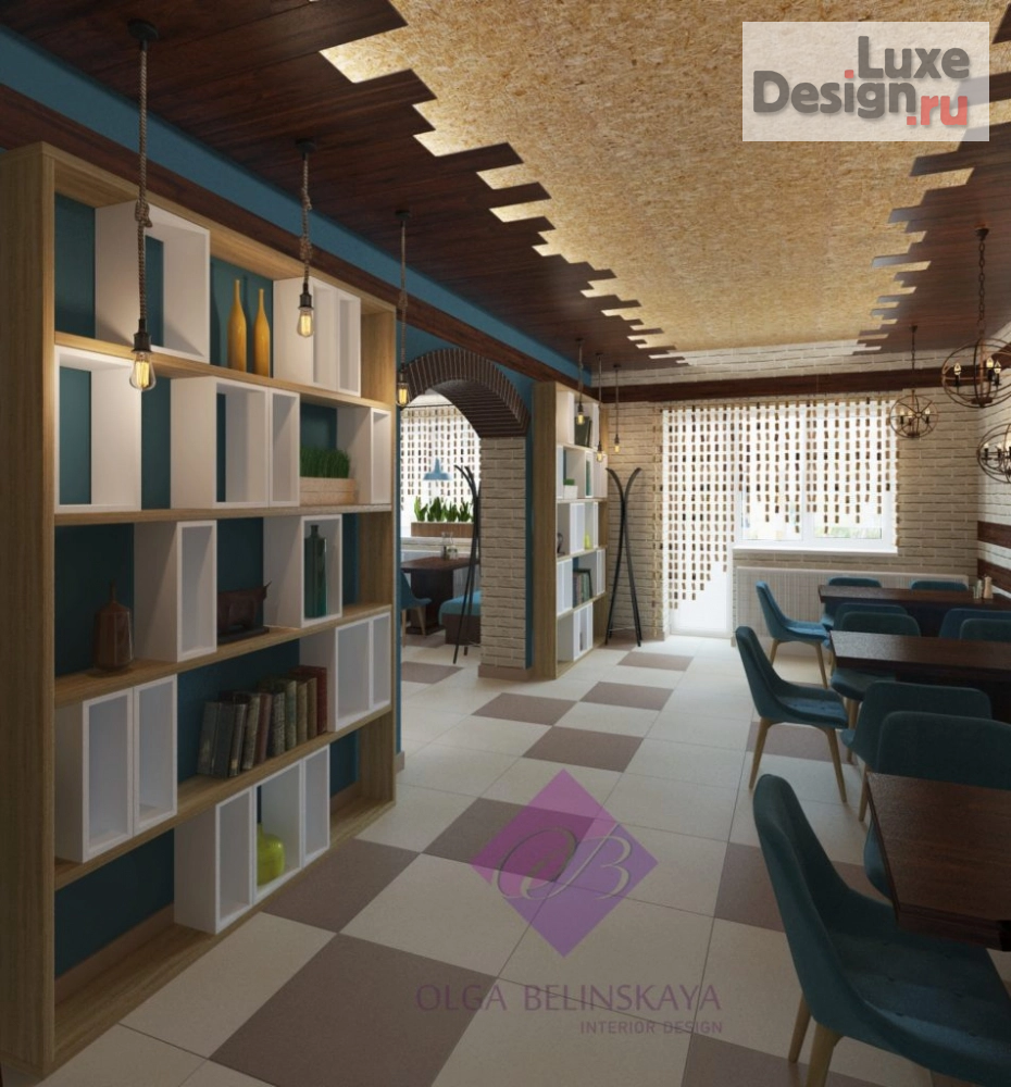 Дизайн интерьера кафе "Бар `` BEER STARS ``" (фото 5)