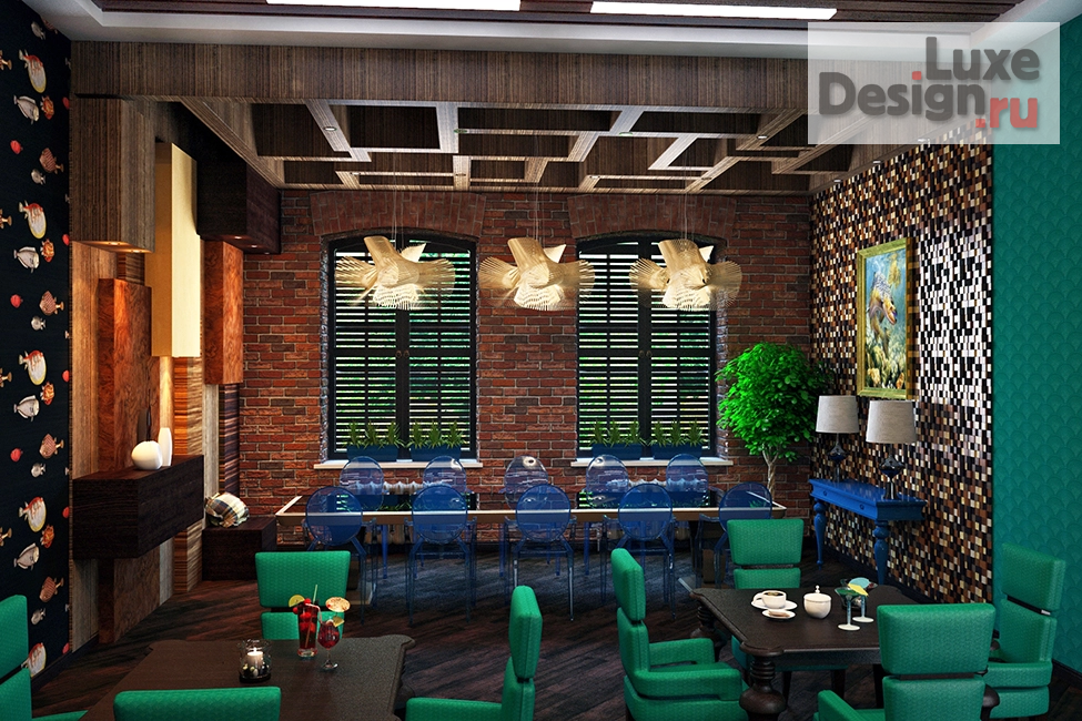 Дизайн интерьера ресторана "Ресторан в г. Елец" (фото 16)