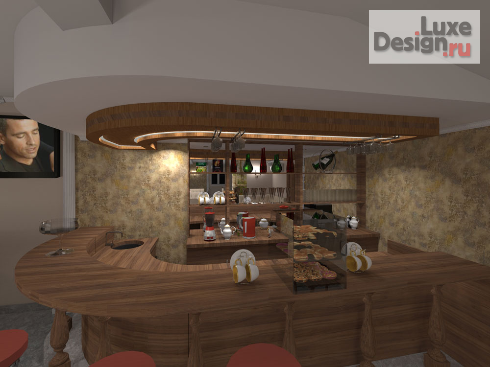 Дизайн интерьера кафе "Кафе Ариана" (фото 2)