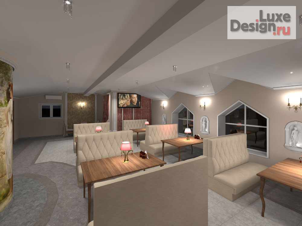 Дизайн интерьера кафе "Кафе Ариана" (фото 6)