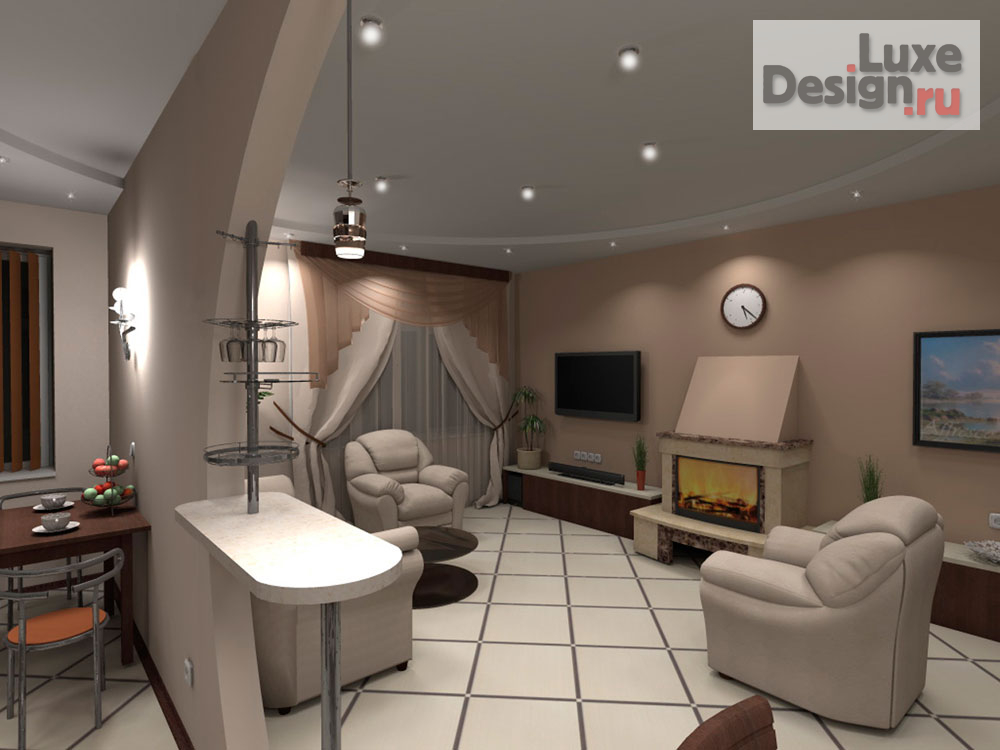 Дизайн интерьера коттеджа "Дом для Настоящего мужчины" (фото 5)