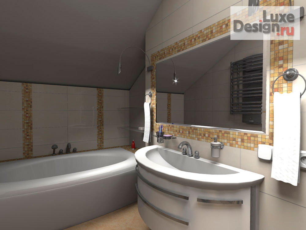 Дизайн интерьера коттеджа "Дом для Настоящего мужчины" (фото 17)