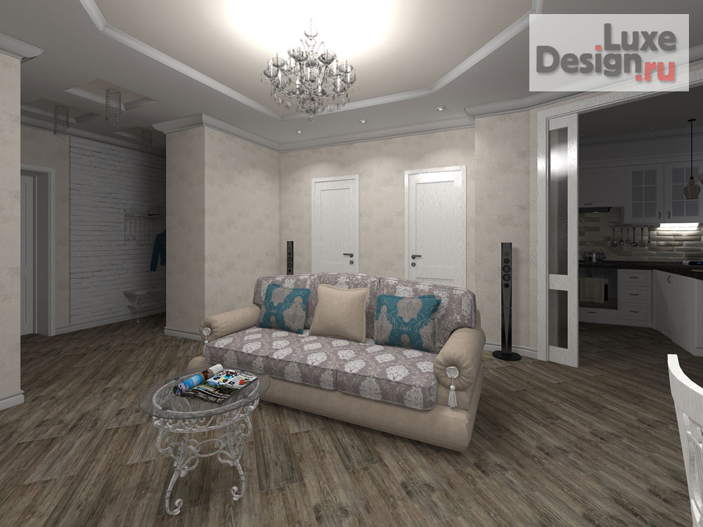 Дизайн интерьера гостиной "Проект гостиной" (фото 3)