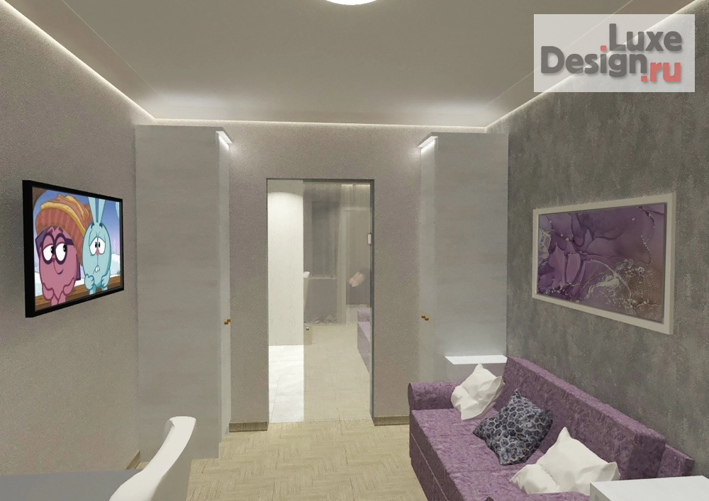 Дизайн интерьера трехкомнатной квартиры "Квартира для продумана" (фото 8)