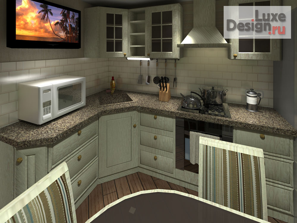 Дизайн интерьера четырехкомнатной квартиры "Молодёжная классика" (фото 5)