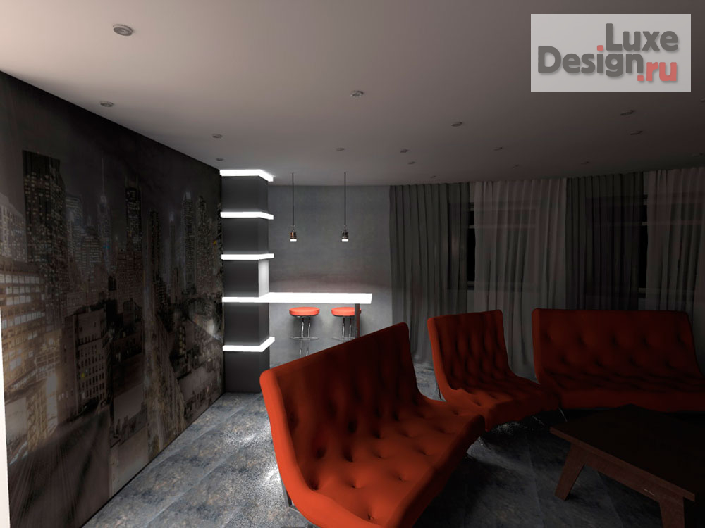 Дизайн интерьера загородного дома "СПА в загородном доме" (фото 4)