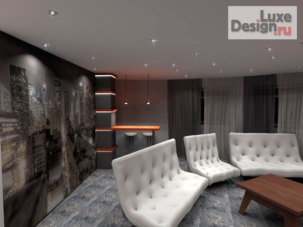 Дизайн интерьера загородного дома "СПА в загородном доме" (фото 5)