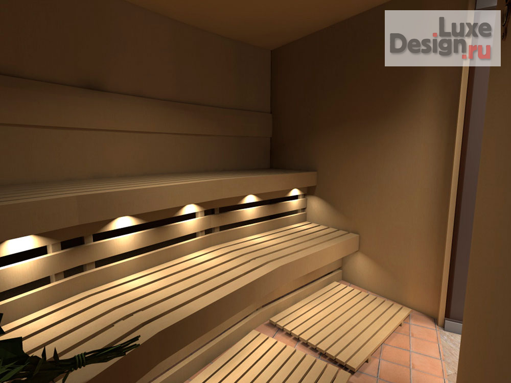 Дизайн интерьера загородного дома "СПА в загородном доме" (фото 10)