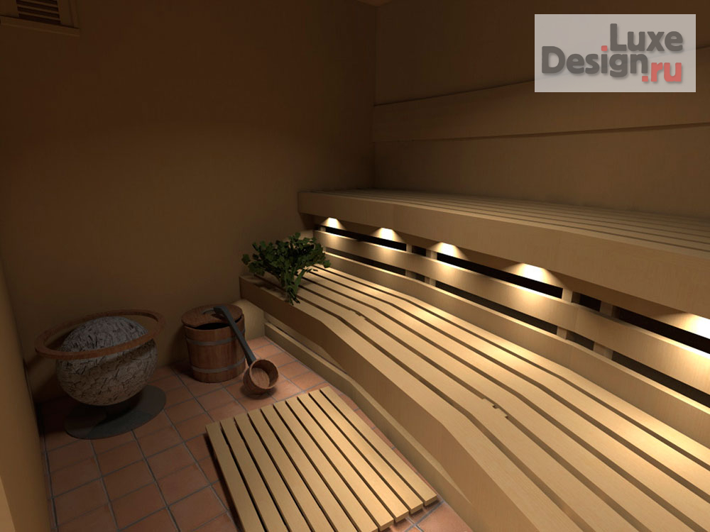 Дизайн интерьера загородного дома "СПА в загородном доме" (фото 9)