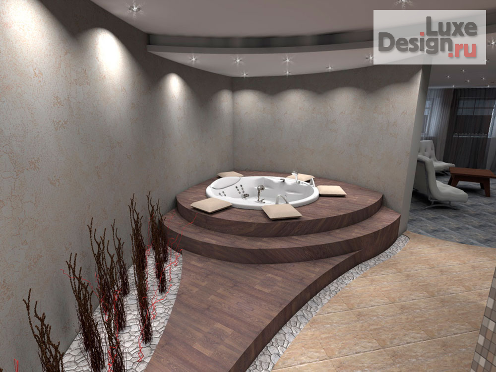 Дизайн интерьера загородного дома "СПА в загородном доме" (фото 7)