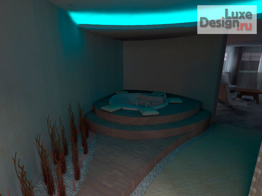 Дизайн интерьера загородного дома "СПА в загородном доме" (фото 8)