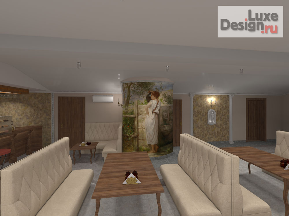 Дизайн интерьера кафе "Кафе Ариана" (фото 1)