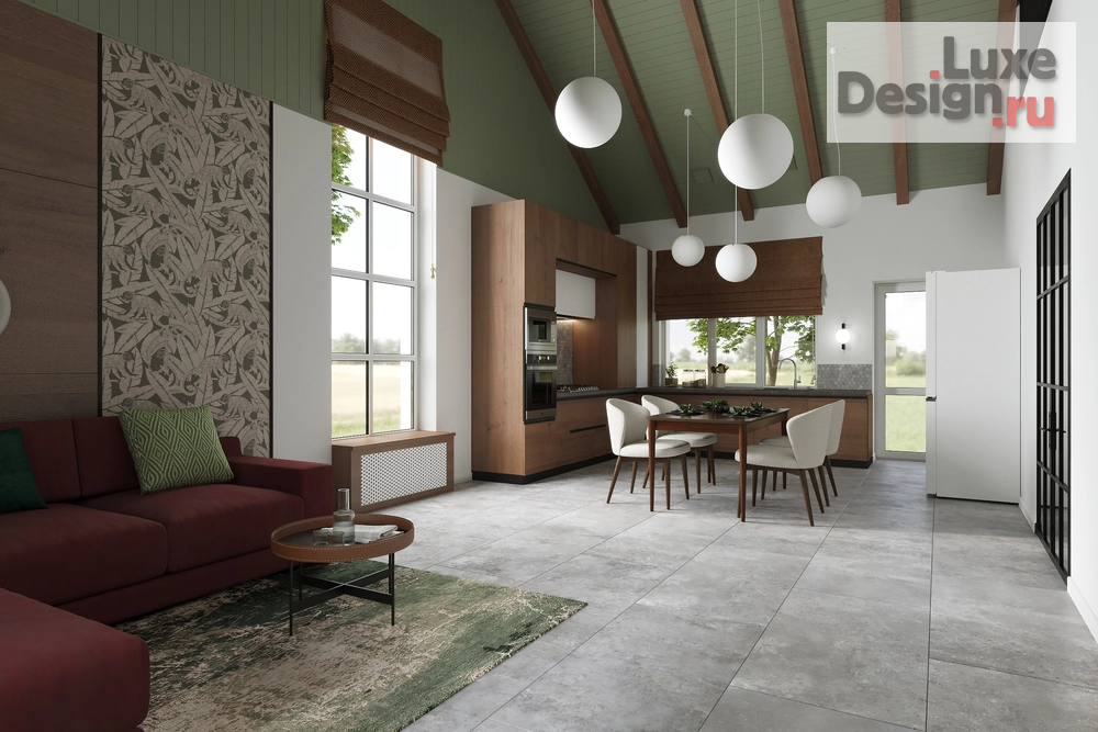 Дизайн интерьера загородного дома "M3LIGHT. Дом с мансардой для семьи с ребёнком и собакой." (фото 10)