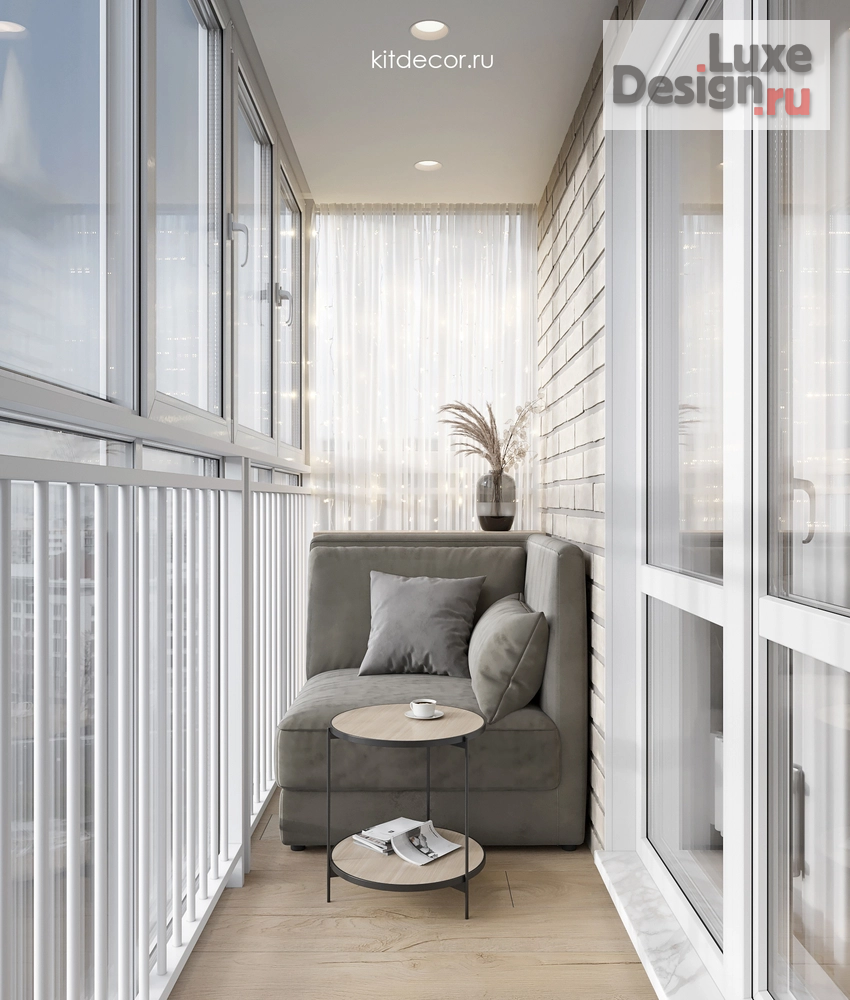 Дизайн интерьера двухкомнатной квартиры "Коралловые акценты" (фото 2)