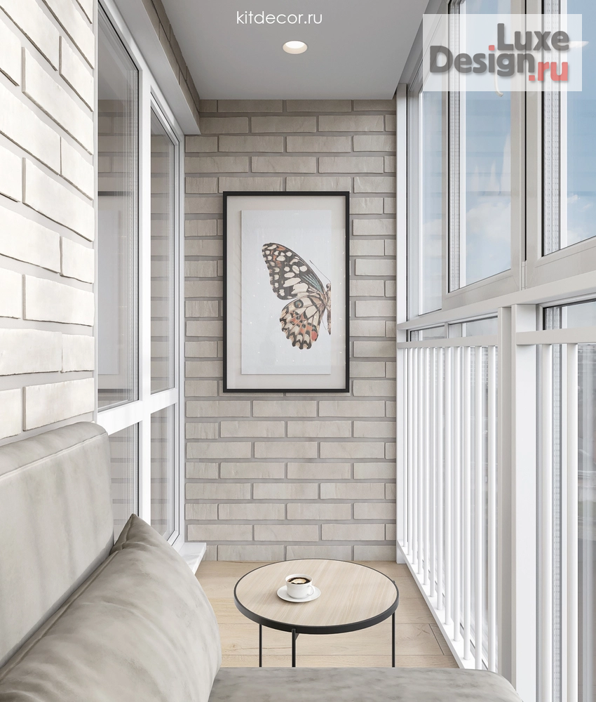 Дизайн интерьера двухкомнатной квартиры "Коралловые акценты" (фото 3)