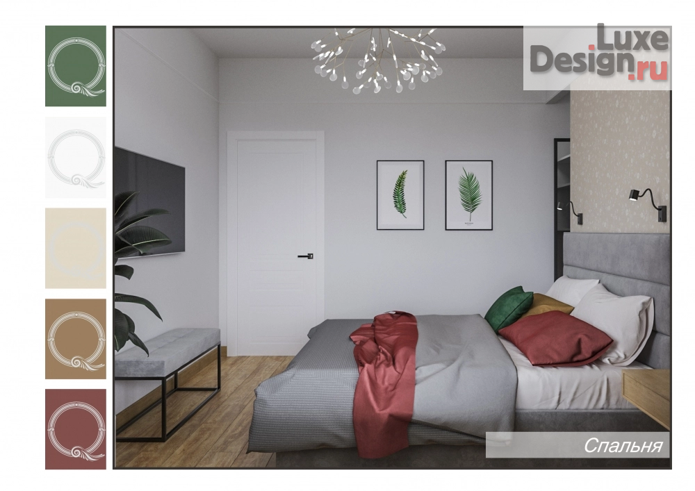 Дизайн интерьера коттеджа "коттедж КП Времена года" (фото 10)