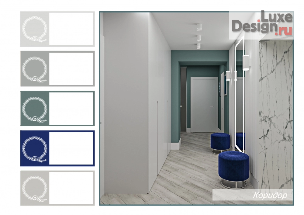 Дизайн интерьера квартиры "квартира ЖК Победа" (фото 21)