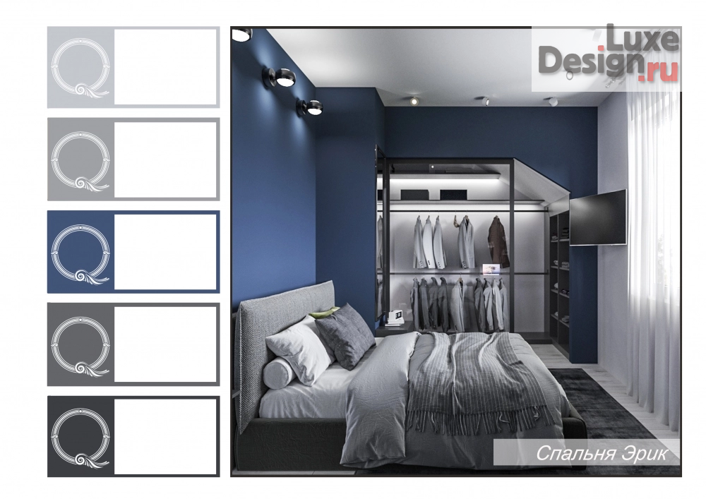 Дизайн интерьера частного дома "дом Гранат" (фото 18)