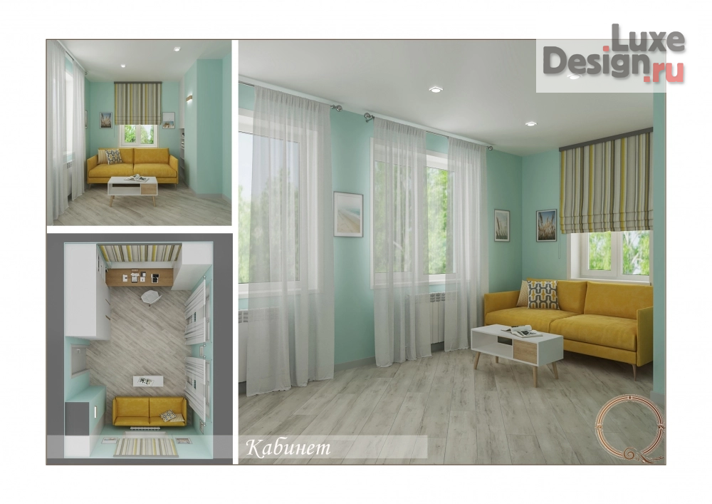 Дизайн интерьера загородного дома "дом Оникс" (фото 20)