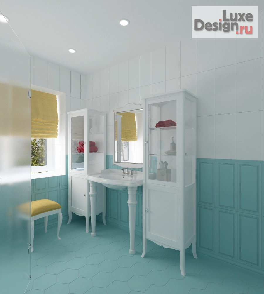 Дизайн интерьера загородного дома "Американская мечта" (фото 23)