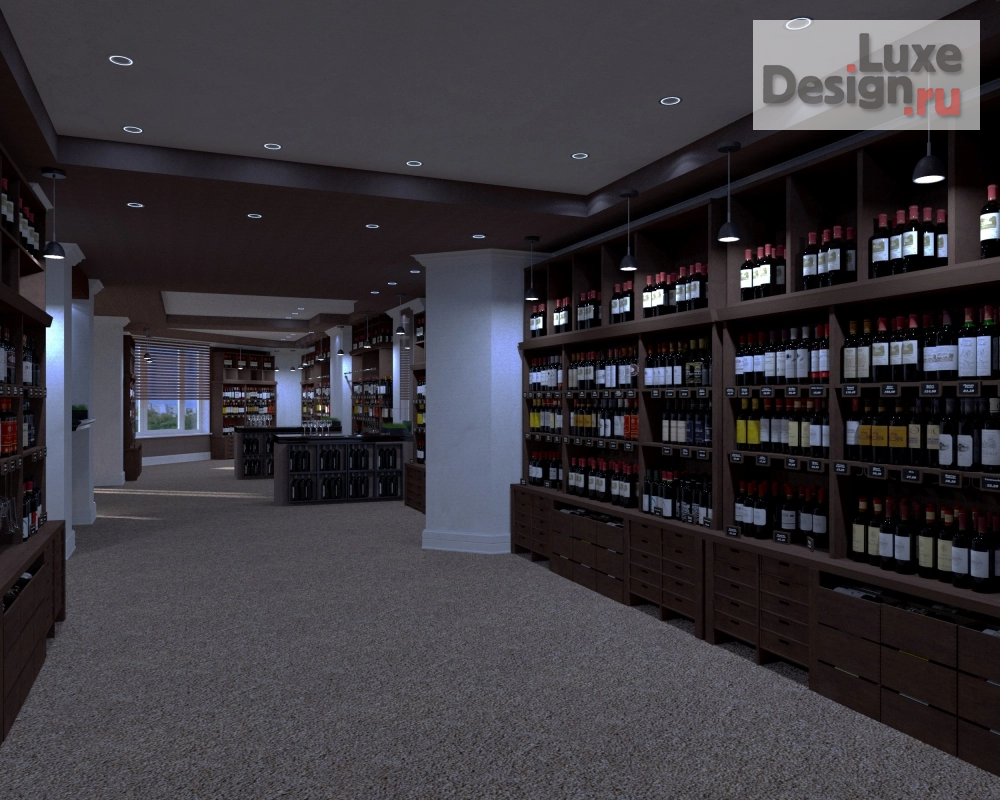 Дизайн эскиза "Винный бутик" (фото 9)