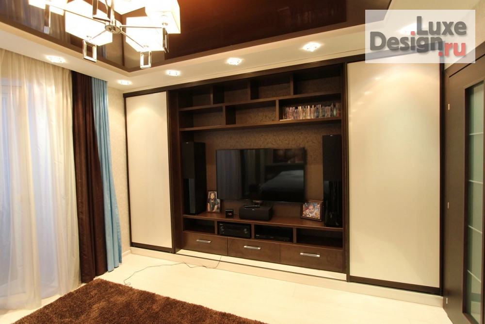 Дизайн интерьера трехкомнатной квартиры "Современный интерьер" (фото 2)