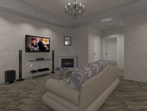 Дизайн интерьера гостиной в Липецке "Проект гостиной"